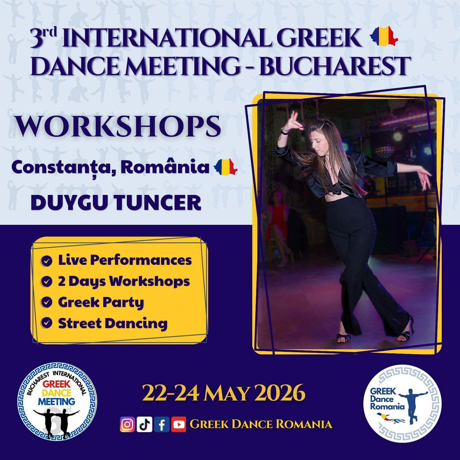 3rd International Greek Dance Meeting - Bucharest - DUYGU TUNCER