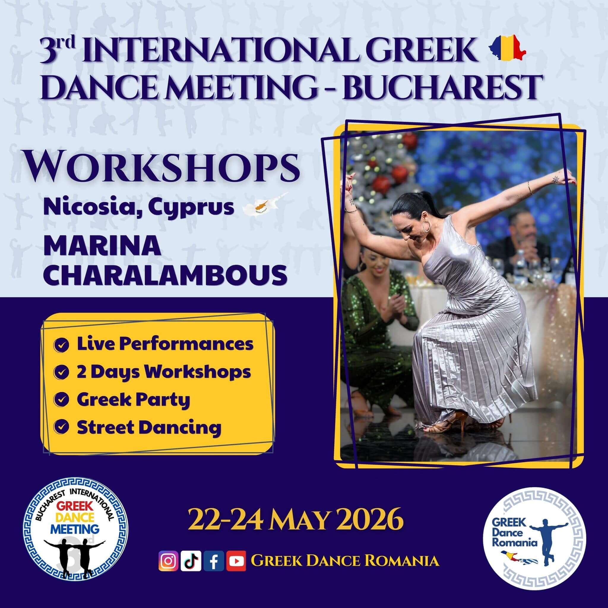 3rd International Greek Dance Meeting - Bucharest - MARINA CHARALAMBOUS