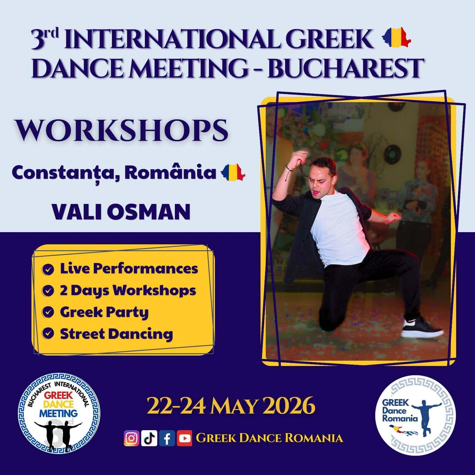 3rd International Greek Dance Meeting - Bucharest - VALI OSMAN
